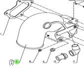 Nanni Diesel TP250C00 - Exhaust Mixer for T4 Series Engines