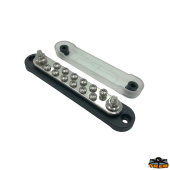 Trem L0612202 - Busbar 12xM4 2xM6 150A Black
