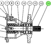 Jabsco 29467-0000 - 020 Spare Shaft