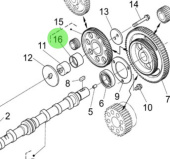 Nanni Diesel 970314849 - Camshaft Gear Bushing for N4 Series Engines
