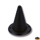 Trem L5309080 - Wire Steering Cone with Screws Fixing Grommet Black Color