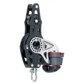 Harken HK2697 Carbo 75 mm Fiddle Ratchet Block with Swivel, Becket, Cam Cleat