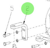 Nanni Diesel 95310763 - Engine Mount Foot for N2.14 and N3.21 Engines