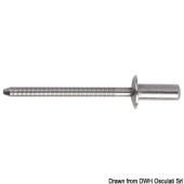 Osculati Stainless Steel Blind Rivets with Normal Head Ø4–4.8 mm