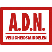 Marine ADN Safety Equipment Identification Sticker, Dutch, Soft PVC, 170×130 mm