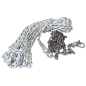Douglas Marine Anchor Rope Sets with Galvanized Chain Ø 8-10 mm