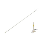 Supergain SGV140WH Capri 1.4M GRP VHF Antenna With Mount