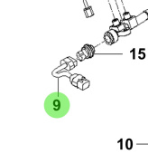 Bukh 31480-3A500 - Wiring Harness Assembly for S270J Fuel Line
