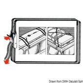 Osculati UV-Resistant Polyester Fixing Straps with Quick-Release Zama Buckle 25 mm