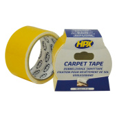 HPX CT5005 - Double-Sided Carpet Tape – White, 50mm x 5m