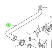 Nanni Diesel 48328060 - Gearbox Hose for 5.250TDI Engines