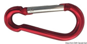 Osculati Red Anodized Aluminum Carabiner Hooks