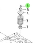 Nanni Diesel 970141007 - Valve Cap for Valves and Springs