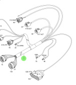 Steyr Z002658-1 - Engine Harness Assembly Spare Part for M160068 Engines