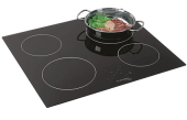 Airxcel Flush Mount Ceramic 4-Burner Cooktop 220v Touchscreen Contol 2 x 1600W
