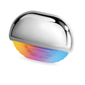 Hella Marine 2JA 958 126-541 - Apelo Easy Fit Chrome Plastic Step Light RGB/W 12/24V