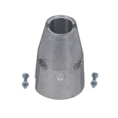 Super Marine Zinc Anode Ø25 Conical Shaft Nut (Bulk + Screws)