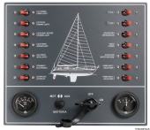 Osculati 14.809.01 - Control Panel Thermo-Magnetic Switches Sailboat