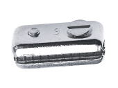 Talamex Wire Rope Clips Chrome-Plated Brass – for Steering Cables Ø3–5 mm, Pack of 10