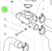 Nanni Diesel 95710027 - Heat Exchanger Housing for TDI Engines