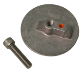 Navalloy Mercury Aluminum Anode; Trim Tab Anode Flat
