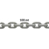 Galvanized Calibrated Chain 100 m 6 mm