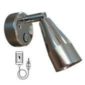 Casolux Mary Wall Light USB Touch Dim Stainless Steel