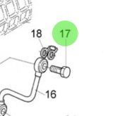 Nanni Diesel 970313612 - Eye Joint Bolt for N4 Series Engines