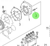 Nanni Diesel 970313632 - Stud for Camshaft Fuel Assembly