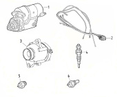 Nanni Diesel 970304054 - TEMPERATURE SWITCH 1/8 1P 97¦C for N2.10/N2.14/N2.14/N3.21