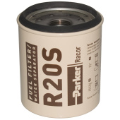 Racor R20S – 2 Micron Aquabloc® Spin-On Fuel Filter Element for 230R Series (1"-14, Ø97 mm, H 102 mm)