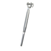 Turnbuckle A4 M6 x Ø3mm Fixed Clevis - Closed Body