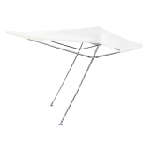 Sun Top 'Aria' 185x122x200cm, White; Tube Ø22mm