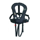 Plastimo 65186 - EVO 165 Lifejacket, Black, With Crutchstrap, Automatic Pro Sensor