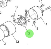 Nanni Diesel 970313364 - Starter Motor Holder Assembly for N3 and N4 Series Engines