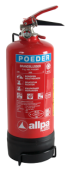 Allpa Dry Powder Extuinguisher 2kg, Ø110mm, H=395mm (Fire Class A+B+C)