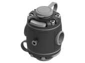 Borika FMr225 - Double Rail Mounting Base Ø 22/25 mm