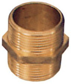 Allpa Brass Male Nipple, 1-1/2"