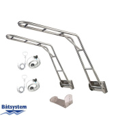 Båtsystem DV42-1KIT - Double Davit DV42 for Round Transom, Including Blocks