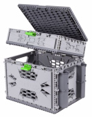 Flambeau 455TKP - Kayak Tuff Krate Tackle Storage Premium – 42.6x32.5x38.8cm (LxWxH)