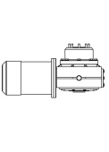 Lewmar 68000294 - V4/5 C4/5 Hydraulic Motor Gearbox