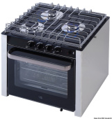 Osculati 50.350.03 - Gas range with cardan joint oven 3 burners
