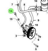 Bukh 57273-26000 - Eye Bolt for S270J Power Steering