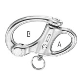 Plastimo 100700 - Snap shackle st. steel with eye 50mm