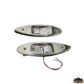 Trem L6232197 - Low Consumption LED Navigation Lights Manufactured In Mirror Polished S.S. For Built-In Bulkhead Mounting