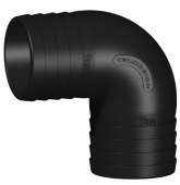 Tru Design Connector 90° 50mm With 2 Grommets