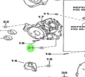 Nanni Diesel 970312586 - Flange Bolt for Timing Case