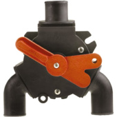 Johnson Pump 81-47238-01 - 3-Way-Valve (Y) For Black Water, 3x 1-1/2" (Ø38mm), 1x 1" (Ø25mm)
