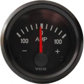 VDO 190-037-003C - Cockpit International Ammeter Gauge 52 mm 100A