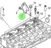 Nanni Diesel 970307296 - Engine Lifting Hook for Cylinder Head Assembly